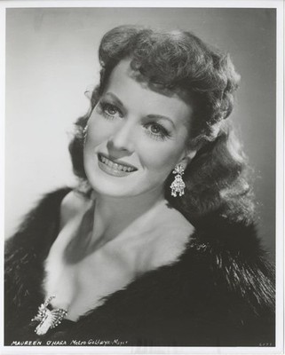 Maureen O'Hara Vintage 8x10 Silver Gelatin Photo 1940's MGM Glamour Portrait