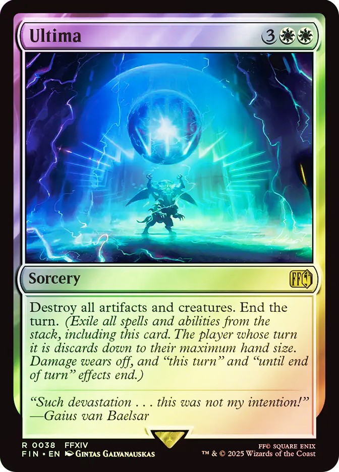 MTG FOIL Ultima  - FINAL FANTASY #038
