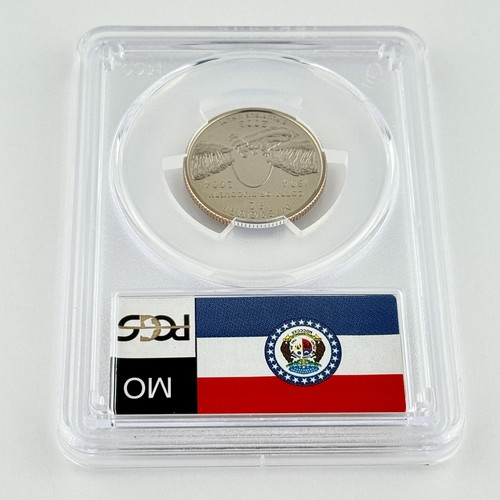Missouri Quarter PR 70 DCAM PCGS Clad 2003 S Best Top Grade 25c State Flag Label - Picture 7 of 8