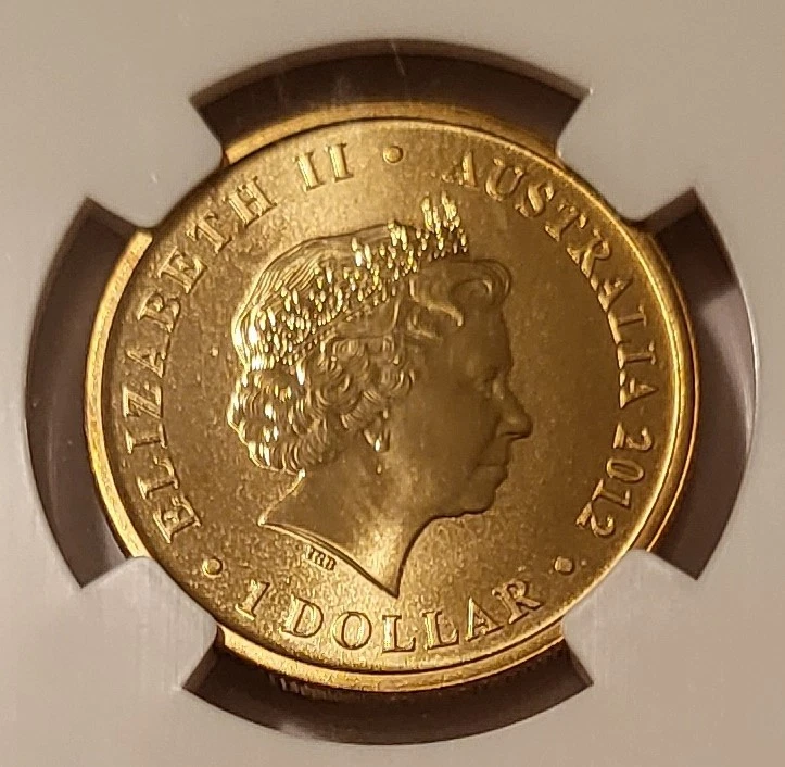 NGC Australia Elizabeth II 2012 P Dollar Christmas Unc MS70 (B) - Image 4 of 4