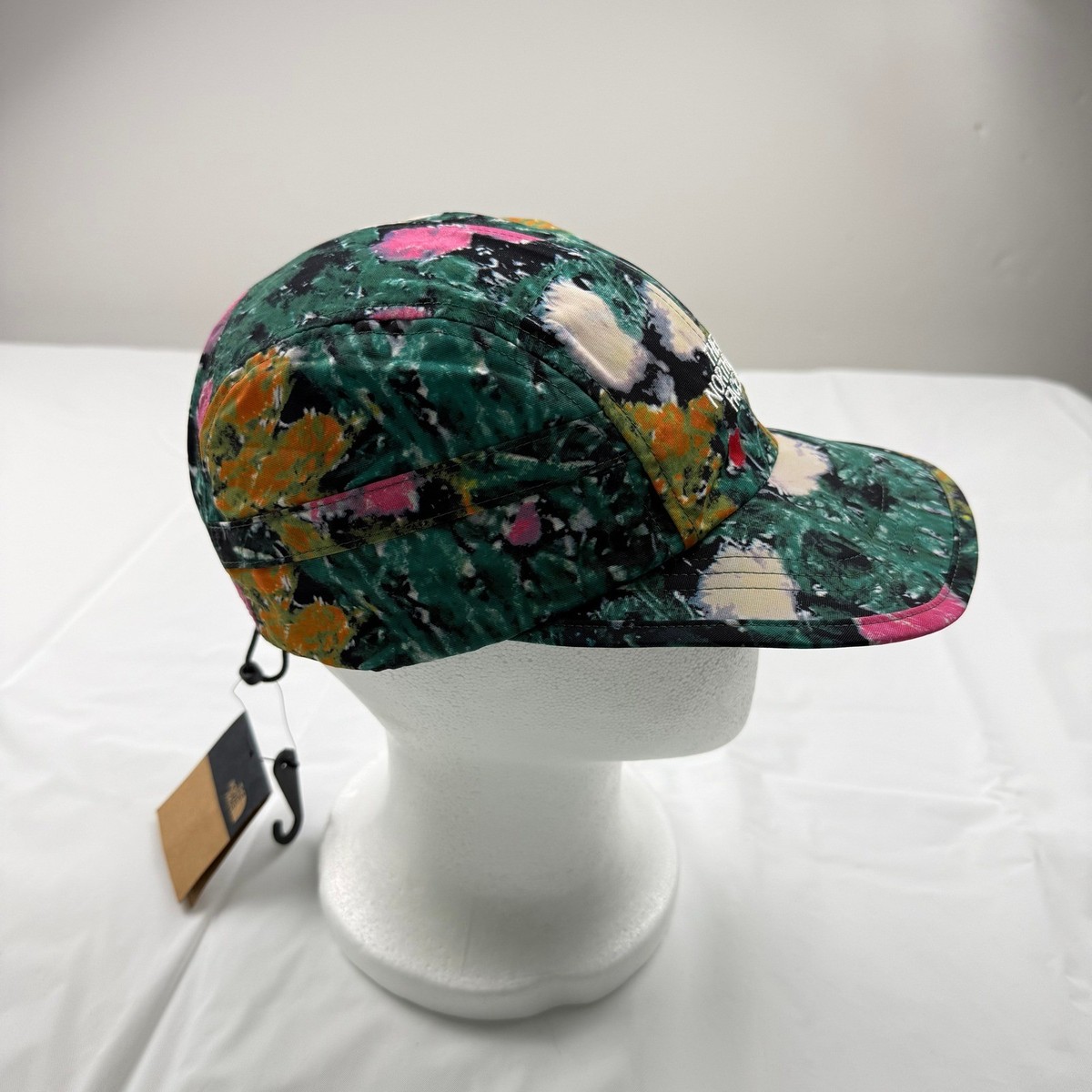 The North Face x Supreme Floral Tie Dye 5-Panel Hat Green Pink