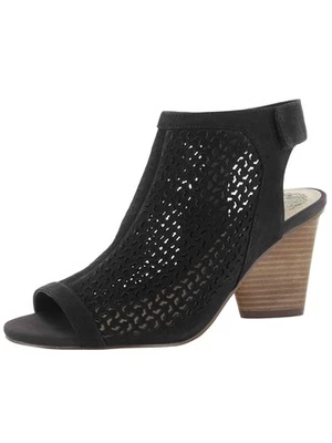 119 $ Vince Camuto Femmes Dastana Sandales À Talons Perforées, Noires, US 10 - Photo 1/3