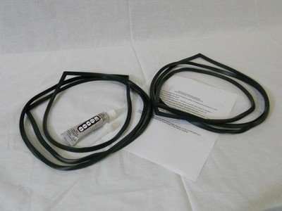1978-1982 Corvette C3 Glass T-Top Rubber Edge Molding Trim Kit w/glue #44702