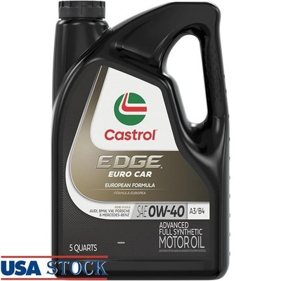 Premium 0W-40 Engine Oil Gasoline Diesel Vehicles Universal Fit Protection New