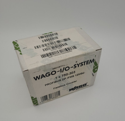 Wago 750-303  I/O-System  Feldbus Coupler Profibus DP/FMS 12MBd neu OVP