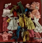 Lot Of Vintage Barbie Doll Clothes 22 Pieces Various Dresses Jumpsuit Styles (3)