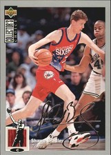 1994-95 Collector's Choice Silver Signature #76 Shawn Bradley - BSK