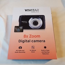 Digital Camera Vivitar VES 529 8X Optical Zoom HD Video and Audio Recording NIB