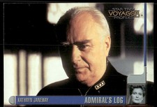 1998 SkyBox Star Trek Voyager Profiles #02 Kathryn Janeway - Admiral's Log