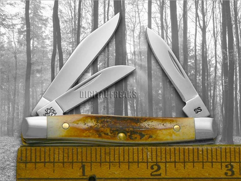 Case xx Knives Small Stockman Genuine Sambar Stag Pocket Knife Stainless 00178 - Image 3 of 4