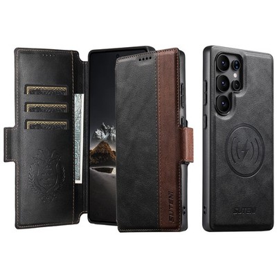 For Samsung Galaxy S26 S25 S24 S23 S22 Ultra Leather Flip Magnetic Wallet Case