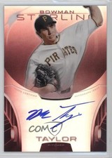 2013 Bowman Sterling Prospect Ruby Refractor 46/99 Blake Taylor Auto 0c6