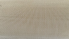 Needlepoint Canvas Blank Lot of 3 Antique White 14 Count 7-1/2x9 18x23 12x6-1/2