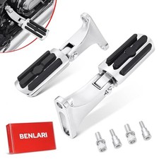 Passenger Foot Pegs, Passenger Mini Footboard Footpegs Fit for Harley Chrome