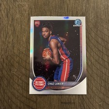 2025-26 Bowman Chrome Basketball BRR-28 Chaz Lanier Red Rookie Variation RC