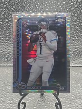 2025 Topps Chrome NFL Cam Ward RC Pulsar Refractor #314. Titans 🔥 
