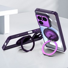 For Sony Xperia 1 VIII Hybrid Armor Crystal Shell Back Ring Stand Cover Case