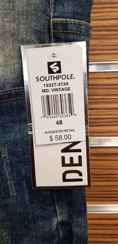 SOUTHPOLE, Big & Tall Fashion Straight Jeans (Discontinued Design)44,46,48,50,52 - Picture 6 of 10