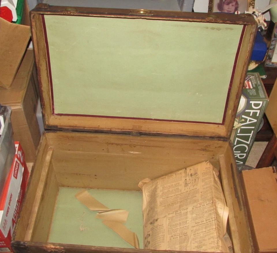 Старинный пароварка багажник около начала 1900-х отличной формы - Изображение 4 из 4