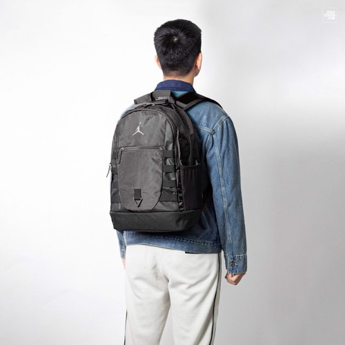 Nike Air Jordan Sport Backpack Black White Adult School Travel New 9A0692 023