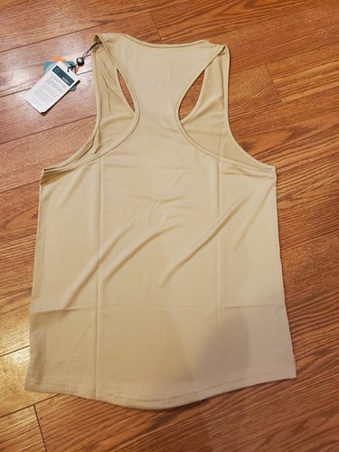 YoungLA Tank Men's Size Small Beige Performance Line Hydrocool Racerback NWT - Picture 8 of 9
