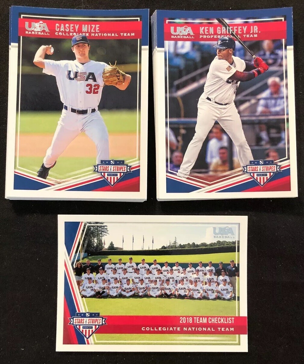 2018 Panini USA Baseball Stars & Stripes Baseball Cards Singles You Pick