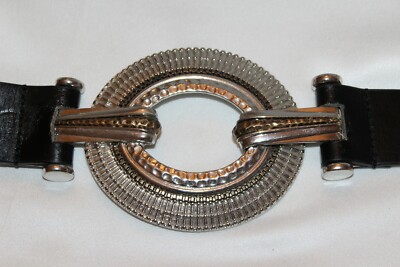 Chico\'s Silver Concho Style Adjustable Belt CHICO main image 2