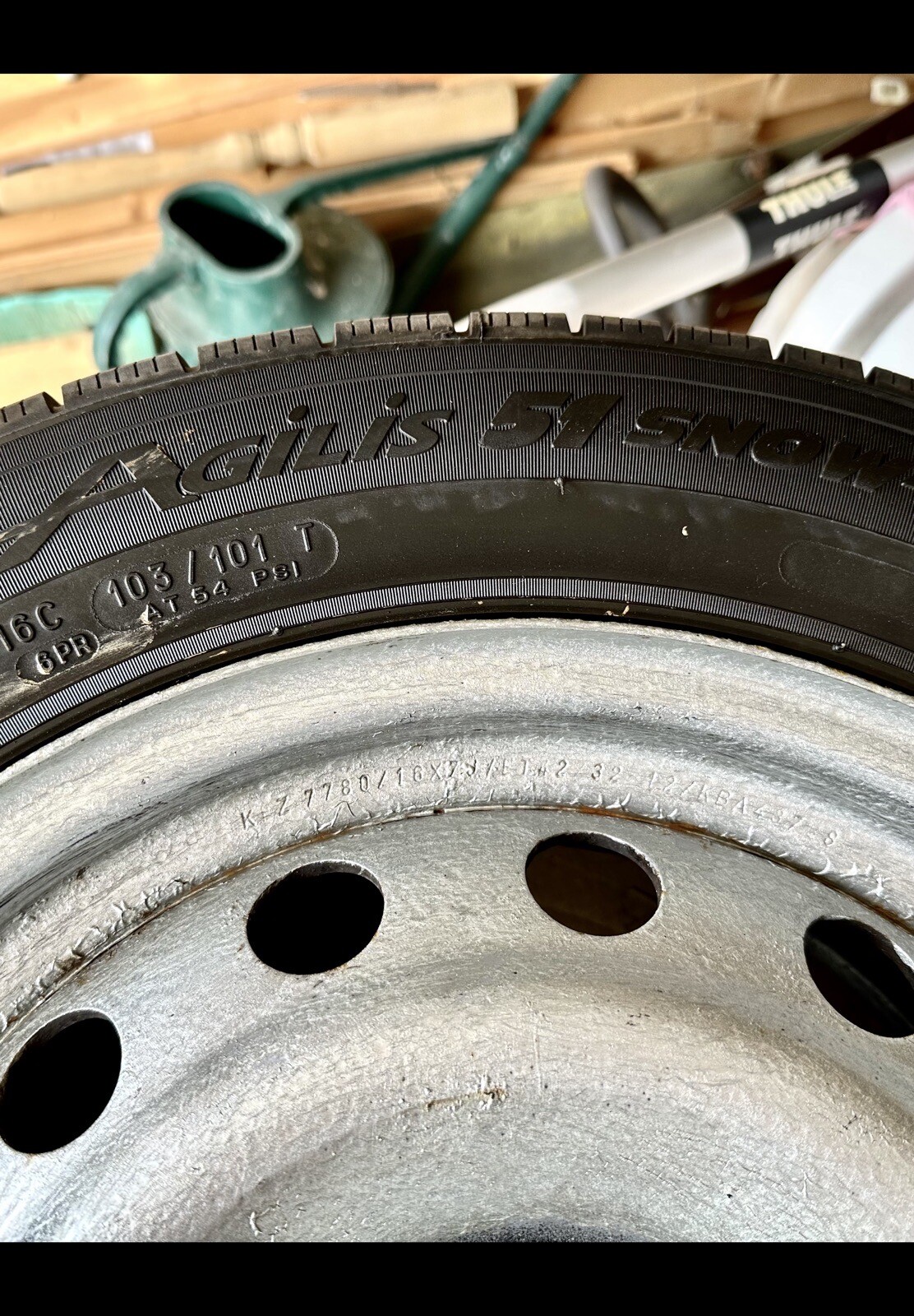 4 Michelin Agilis 51 Winter Tyres on Steel Rims Fit Peugeot Expert Van