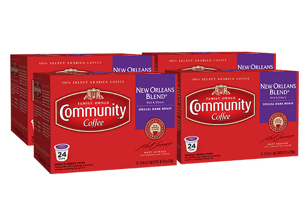 Community Coffee New Orleans Blend Coffee 24 to 144 Keurig K cups Pick Any Size 
