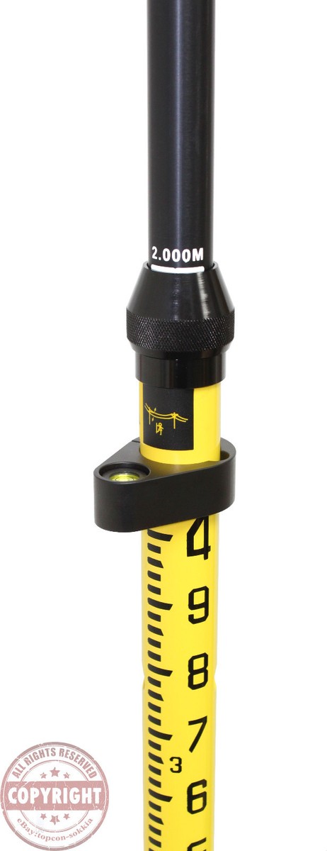 2M ALUMINUM SNAP-LOCK GPS ROVER ROD,SURVEYING,TRIMBLE,TOPCON