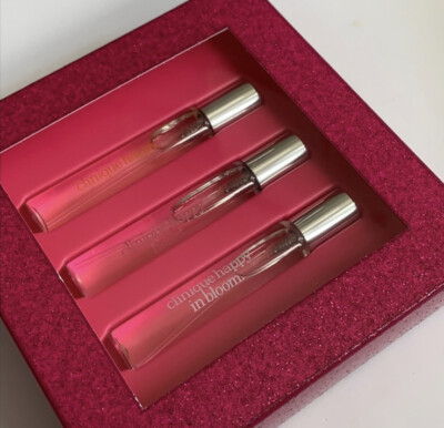 3-Pc Clnique Fragrance Gift Set Happy Heart Bloom Purse Perfume