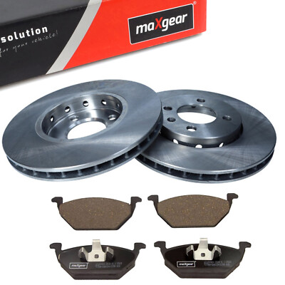 MAXGEAR Bremsscheiben Bremsbeläge Vorne für SKODA CITIGO E-CITIGO VW LOAD UP!