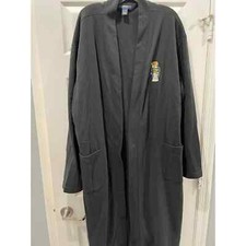 Polo Ralph Lauren Bathrobe Black Teddy Bear Bathrobe Size L/XL No Belt