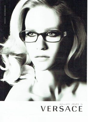 ADVERTISEMENT ADVERTISING 126 2011 Verace Glasses with January Jones