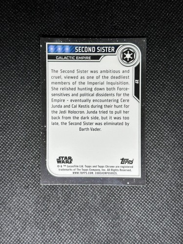 2023 Topps Chrome Star Wars - Base Cards #1–100 - U-Pick - Complete Your Set - Picture 61 of 243