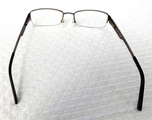 Guess Men's Gunmetal Full Rim Glasses with Sleek Rectangular Design - 54mm - Picture 4 of 11