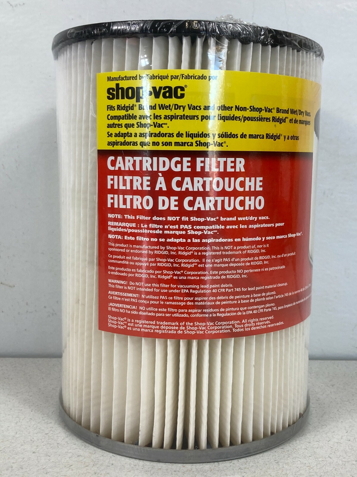 Shop-Vac Cartridge Filter 90328 for Rigid & Craftsman Vacuums