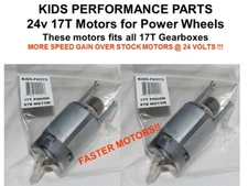 17T 24V FASTER #7R MOTORS FOR POWER WHEELS Arctic Cat GEARBOXES Send your old in