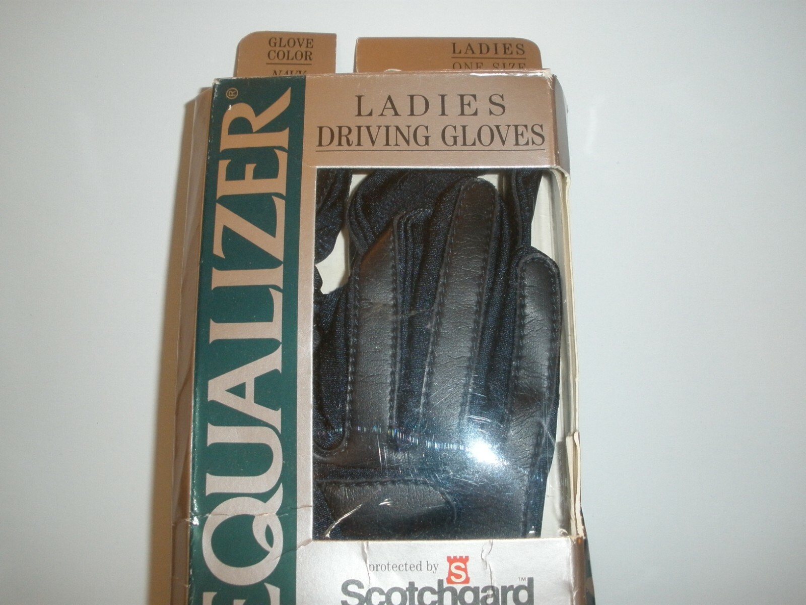 NEW Equalizer Ladies Driving Gloves Scotchgard One Size Fits Most Navy