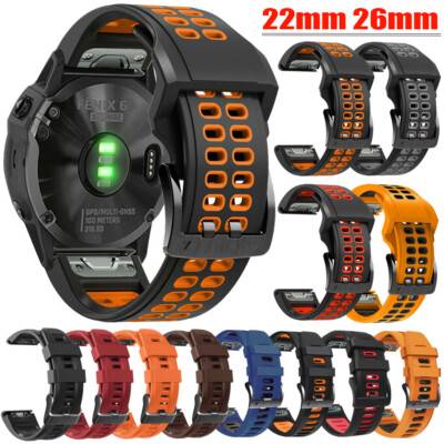 For Garmin Fenix 7X 6X Pro 5X S60 S62 Quick Fit Watch Band Silicone  Strap UK