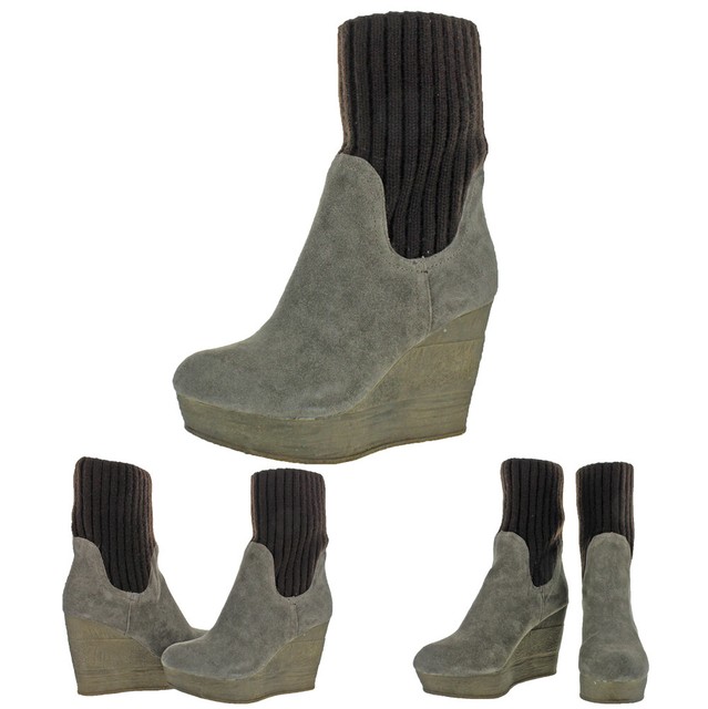 sbicca wedge booties