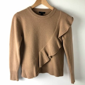 j crew ruffle sweater