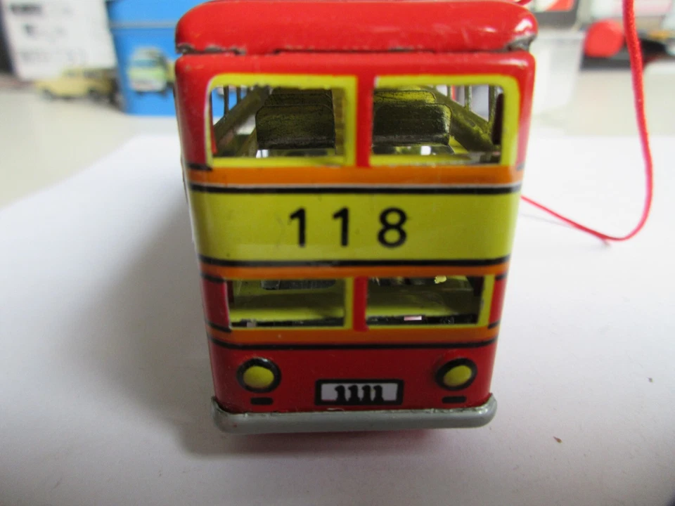 Blechspielzeug - Deko-Doppeldecker Bus, Made in China !!! - Bild 4 von 4