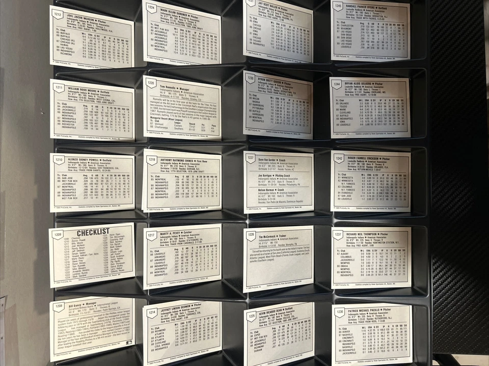 1989 ProCards Baseball Cards Complete Your Set (#'s 1001-2000) NM or Better - Image 2 of 4