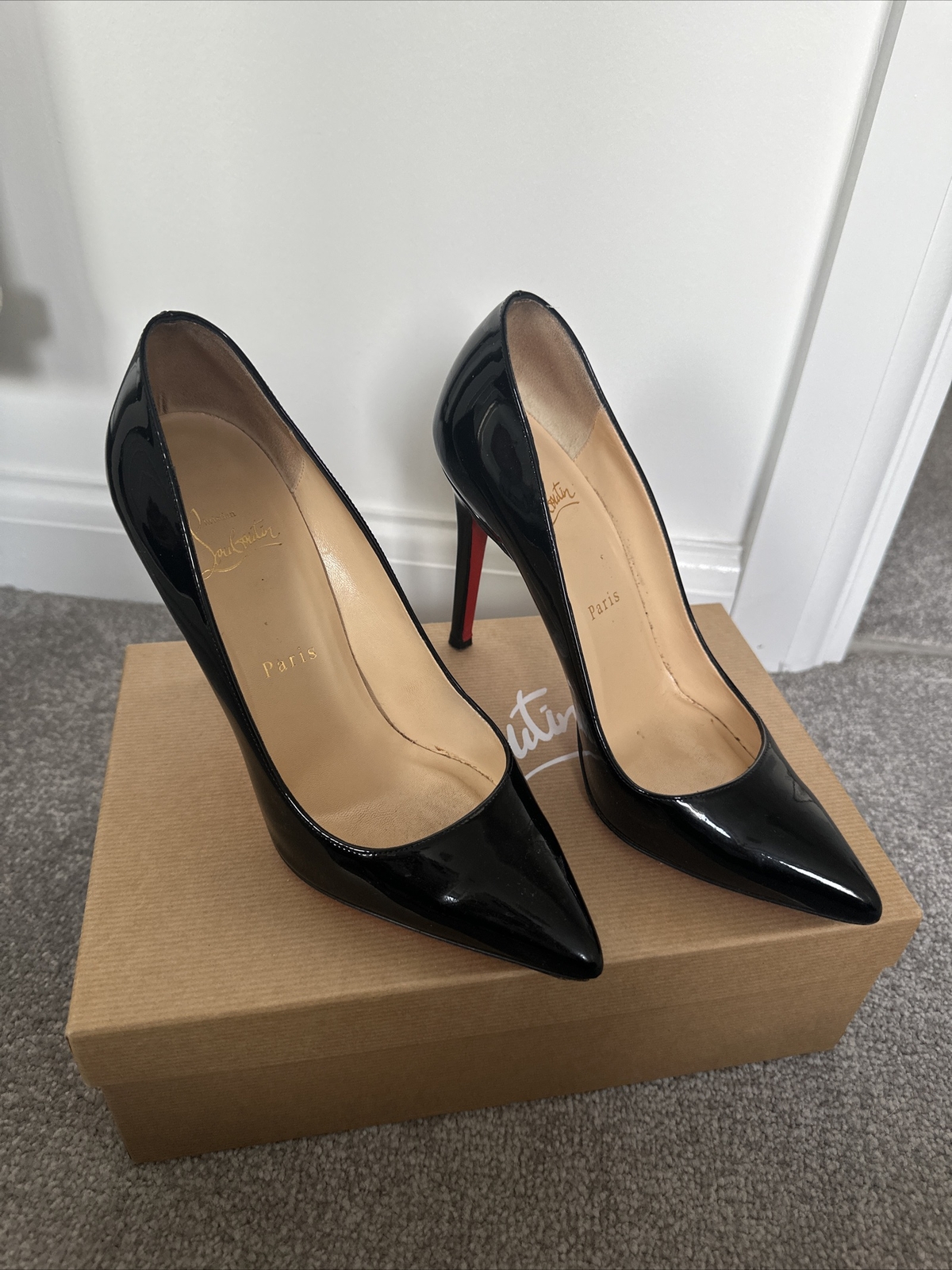 Christian Louboutin Pigalle Black 100mm Size 5