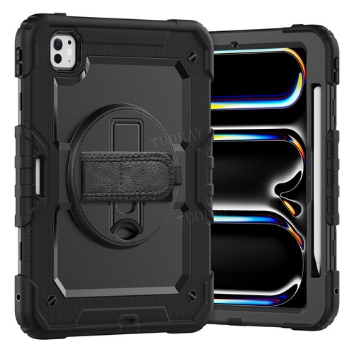 Für iPad 5/6/7/8/9/10 Gen Air 4 5 6 Pro 11 13 Hybrid Outdoor Tasche Gurt Hülle - Bild 74 von 225