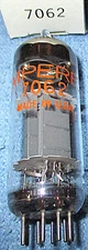 1 NOS Amperex 7062 aka E180CC Vacuum Tube - 10,000 Hour Audio Twin Triode