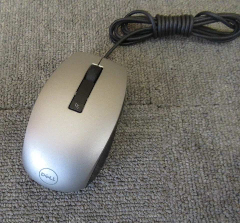 5 x Dell M-UAV-DEL8 4K93W USB Wired 6 Button Silver Laser Scroll Wheel Mouse - Image 3 of 4