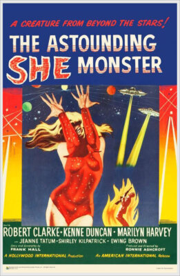 The Astounding She Monster Creature from Beyond Poster 11.5'' x 17.5'' - Laminated