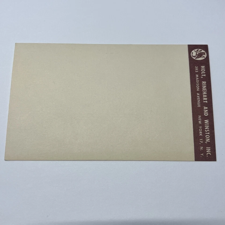 US SC UX48 Unused 4 cent "Lincoln Holt, Rinehart and Winston Co" #C4 - Image 2 of 2